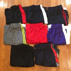 8 pairs of basketball shorts